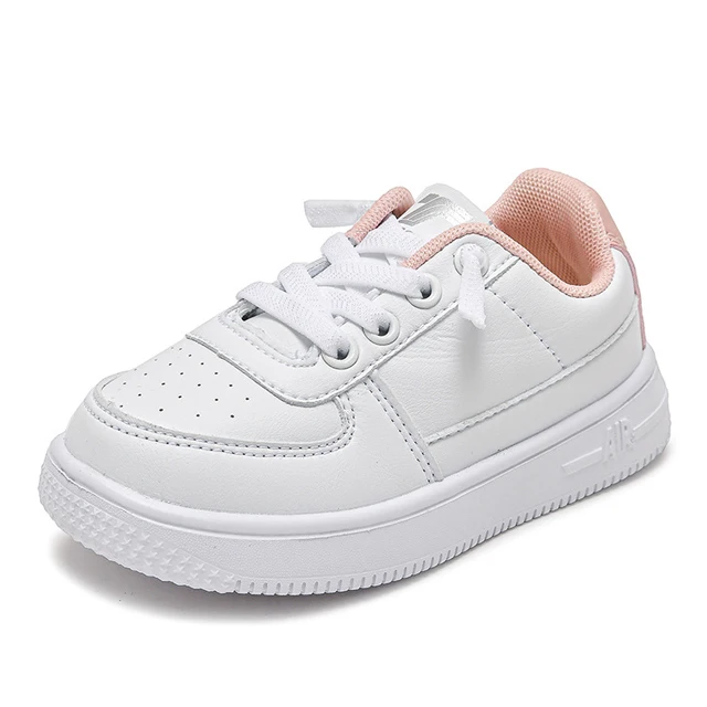 Новый дизайн 2021, новые модные белые повседневные ботинки из искусственной кожи, детские кроссовки, детская повседневная обувь