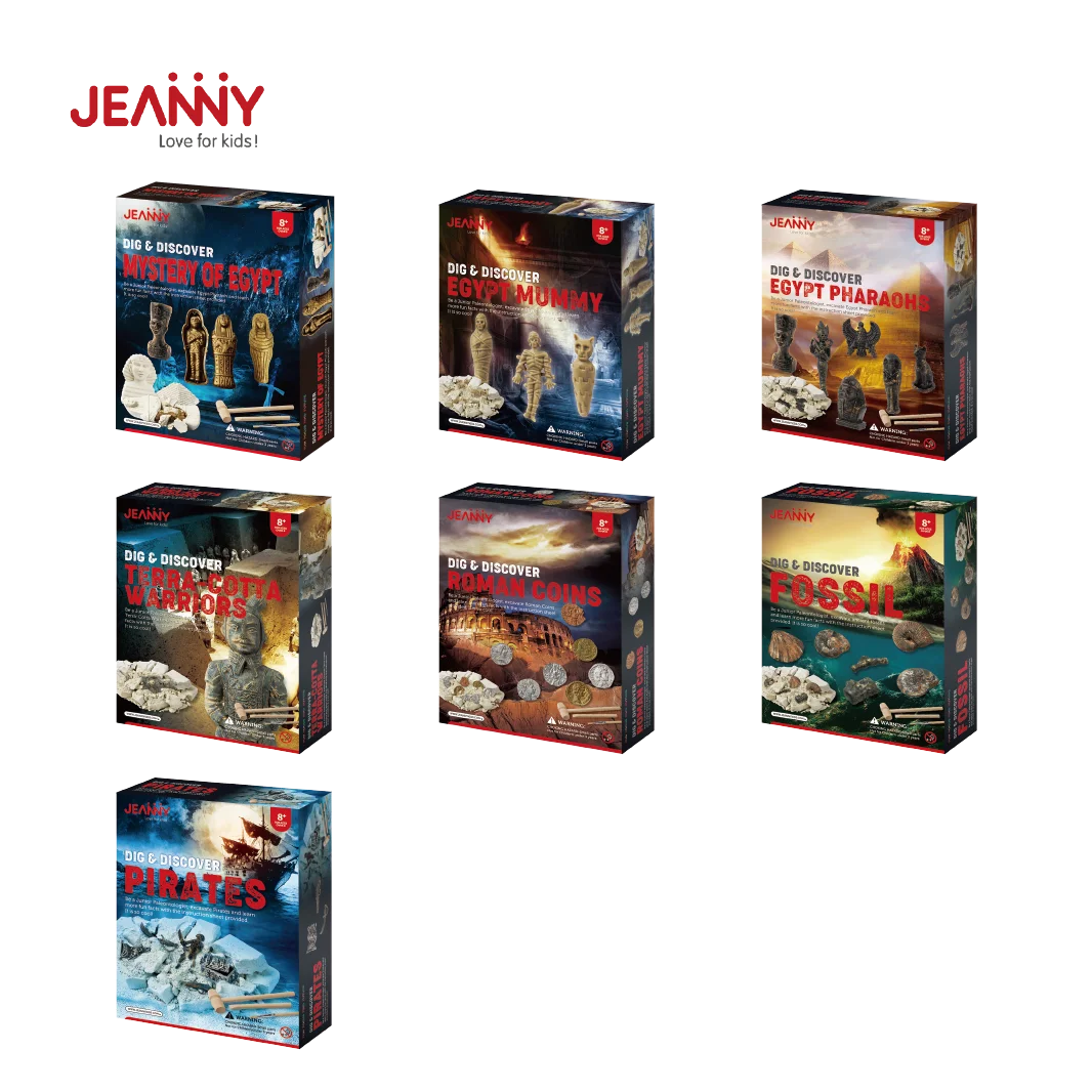 Top Seller Children Craft Best Selling Dig And Discover Pirates Child Archaeology Kit Excavation