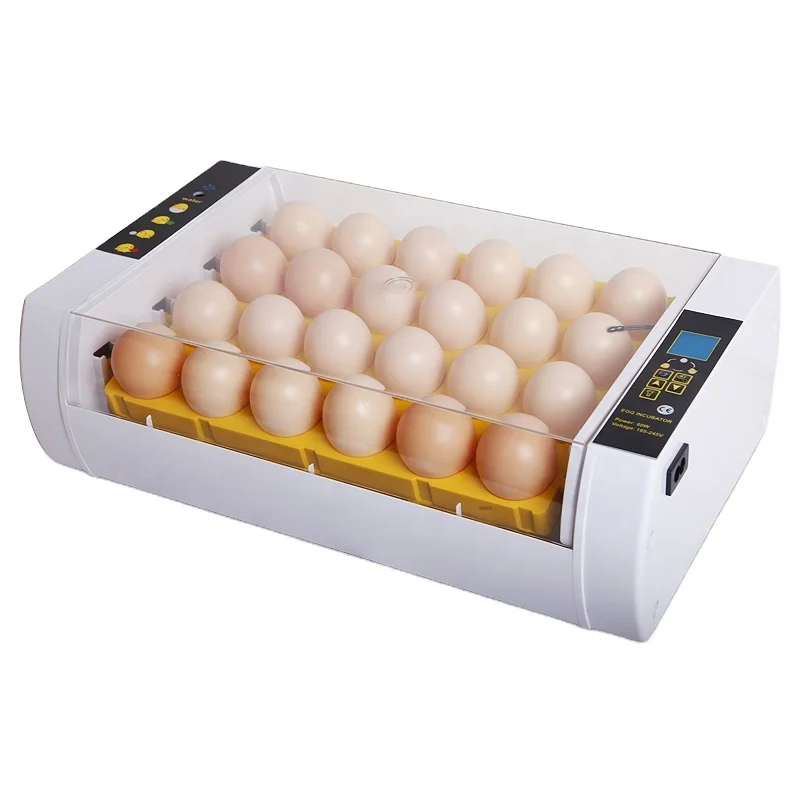 Wonegg New Listing Mini 24 Egg Hatching Machine Chicken Egg Incubator Online Hot Sale With Led Light