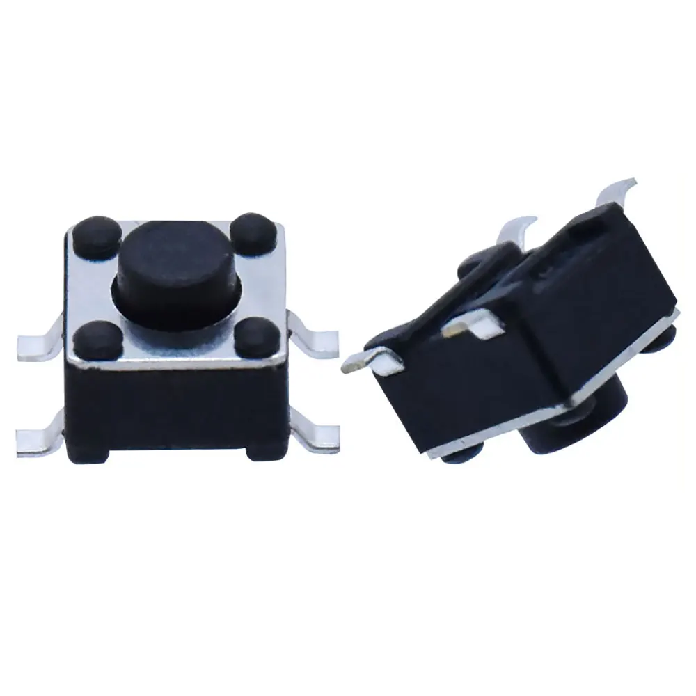 12 В сенсорный переключатель тактовые переключатели 4 5x4 5x3 8 мм 4-контактный вертикальный SMD кнопочный