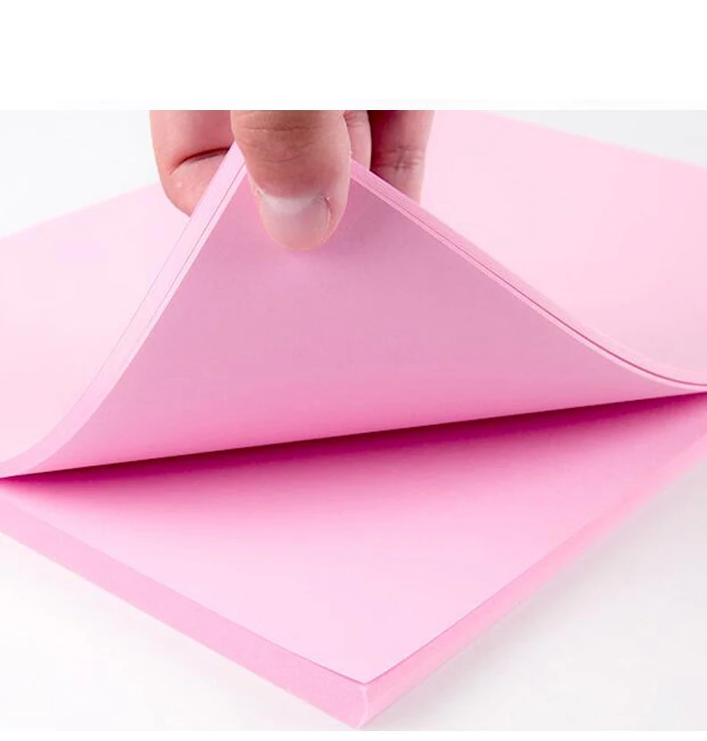 70 г/кв. М 5 пастельных цветов смешанный пакет 50 листов A4 цветная копировальная бумага