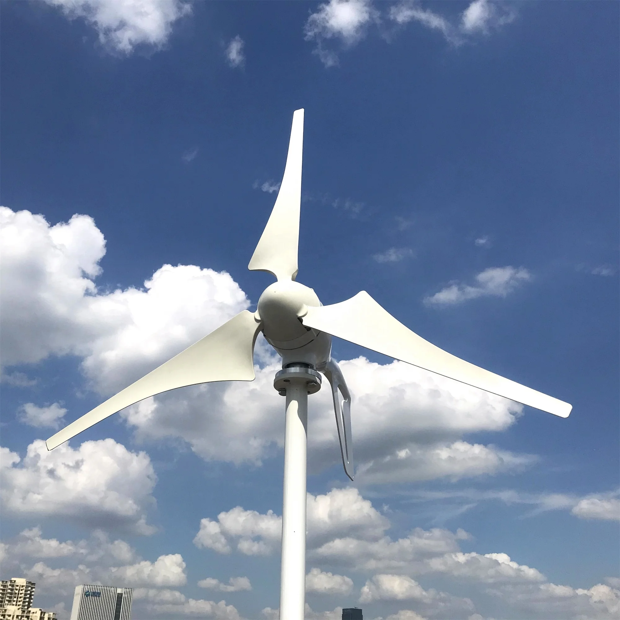 Free Clean Energy 12V/24V/48V 1000W Horizontal Axis Wind Turbine Generator with Factory Direct Sale Price