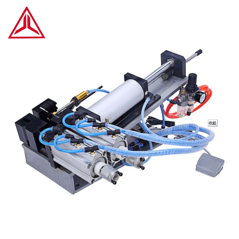 Semi-automatic large square Multi-core wire sheathed cable outer skin peeling machine pneumatic cable stripper