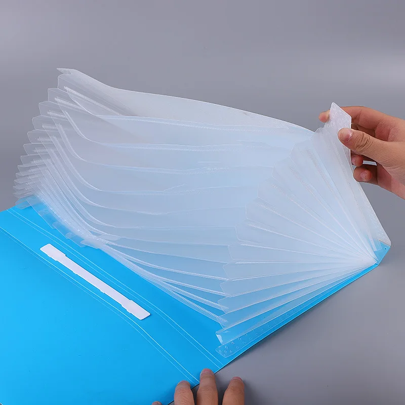 FC 13 Pockets Colorful  Multilayer Folder Plastic Expanding File Wholesale