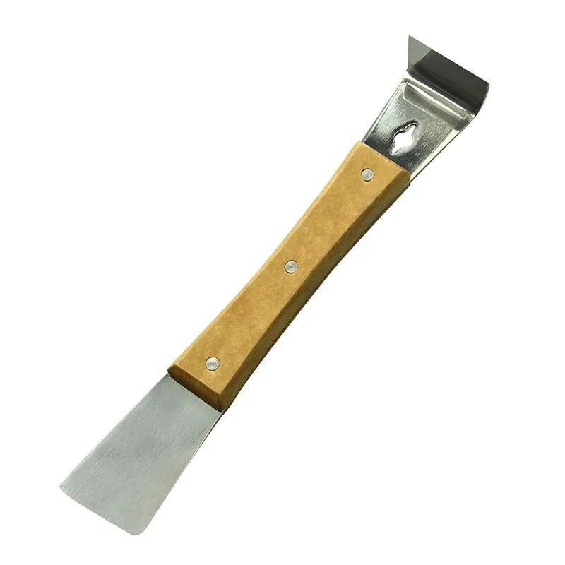 Beekeeping Tools Wholesale Suppliers Wooden Handle Bee Hive Frame Lifter And Scraper