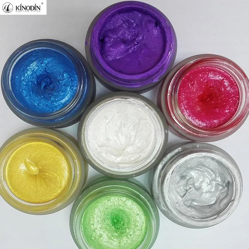 100 г натуральный органический ингредиент воск для волос краска укладки временный крем