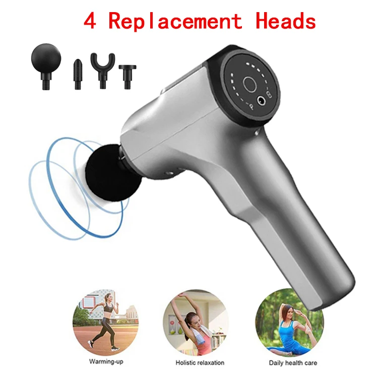 
Small deep tissue 6 head muscle muscle fascia speed for athlete machines massage gun 
