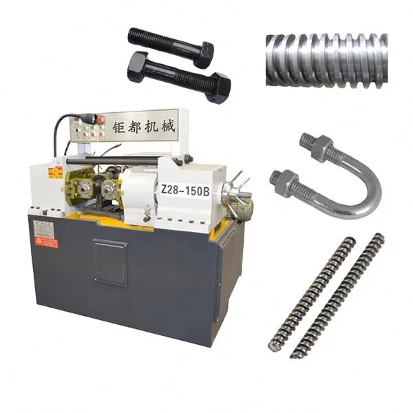 Hydraulic lead screw thread rolling machine anchor bolts ,stud rod thread rod tie rod making machine