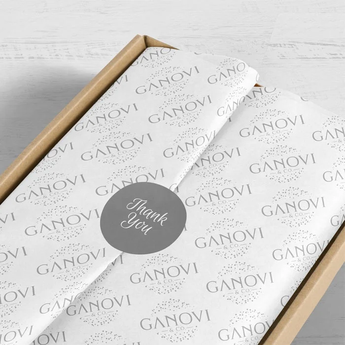 wholesale custom round 1 inch printing thank you labels etiquette clothing packaging tissue paper circle adhesive stickers