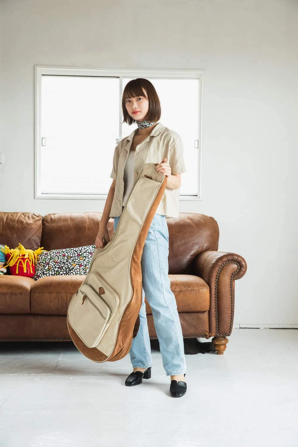 Customized Logo Guitar Gig Bag Power Pad Waterproof Acoustic Guitar Backpack for air shipment