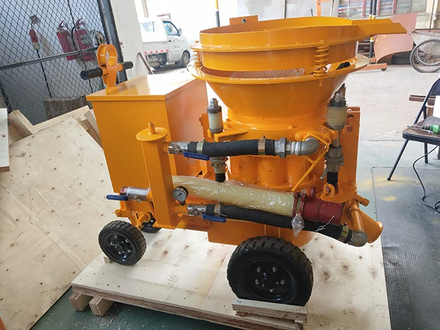 
PZ-6 dry mix shotcrete machine gunite pumps for 6m3/h output 