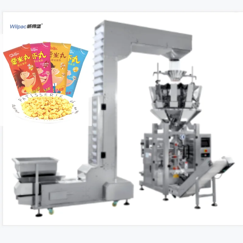 VFFS Factory Price Four Side Seal Gusset for Rice Candy Pasta Automatic Form Fill Seal Packaging Machine