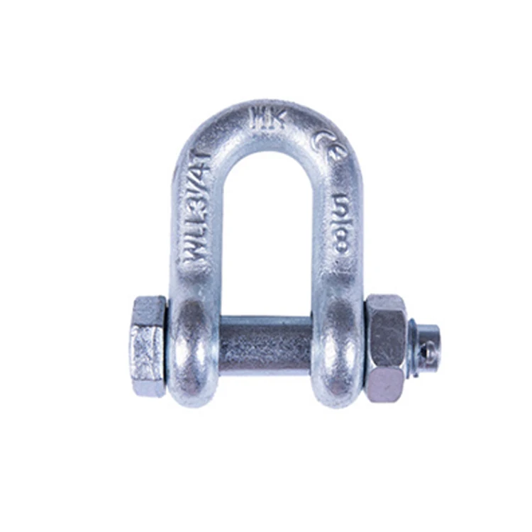Wholesale New Product D Shackle D Rigging Shackle Shenli Rigging G80 Bolt Type D Shackle