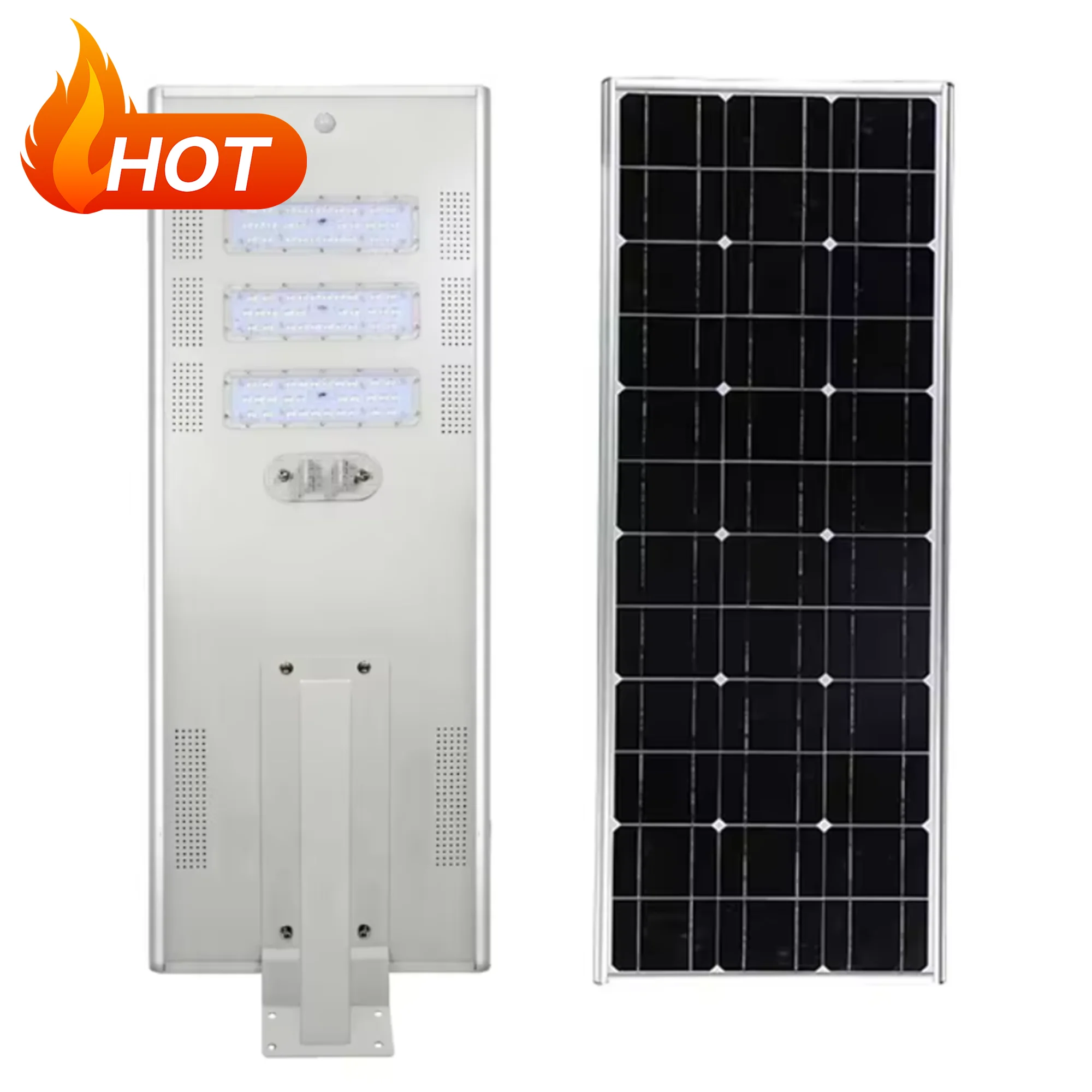 High Brightness Outdoor Garden IP66 Waterproof Street Lamp 40W 60W 80W All In One Led Solar Street Light