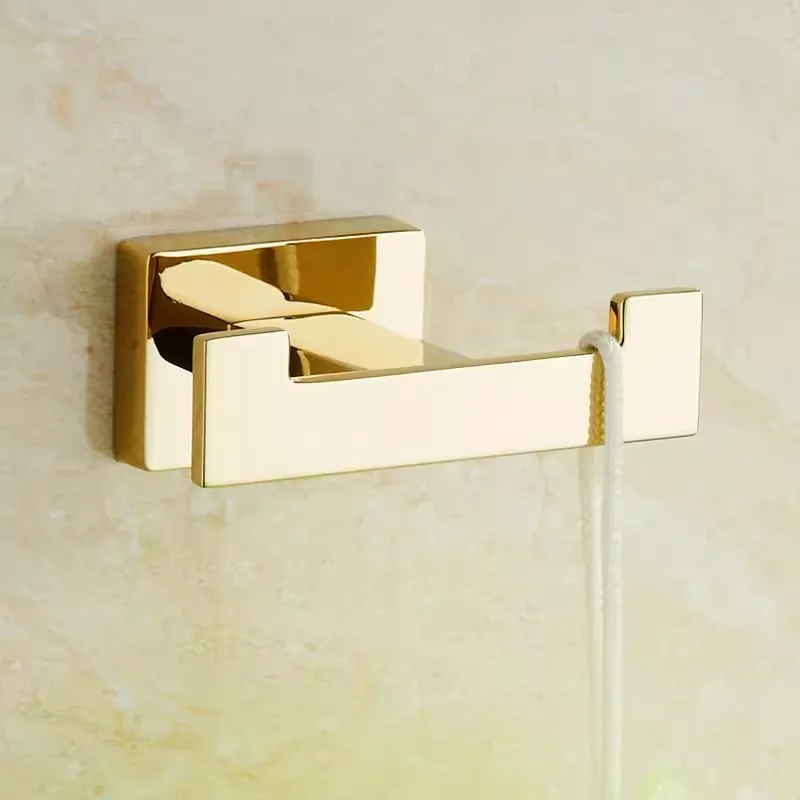 Copper zinc bathroom Sturdy stylish hook bathroom pendant towel coat hook rack