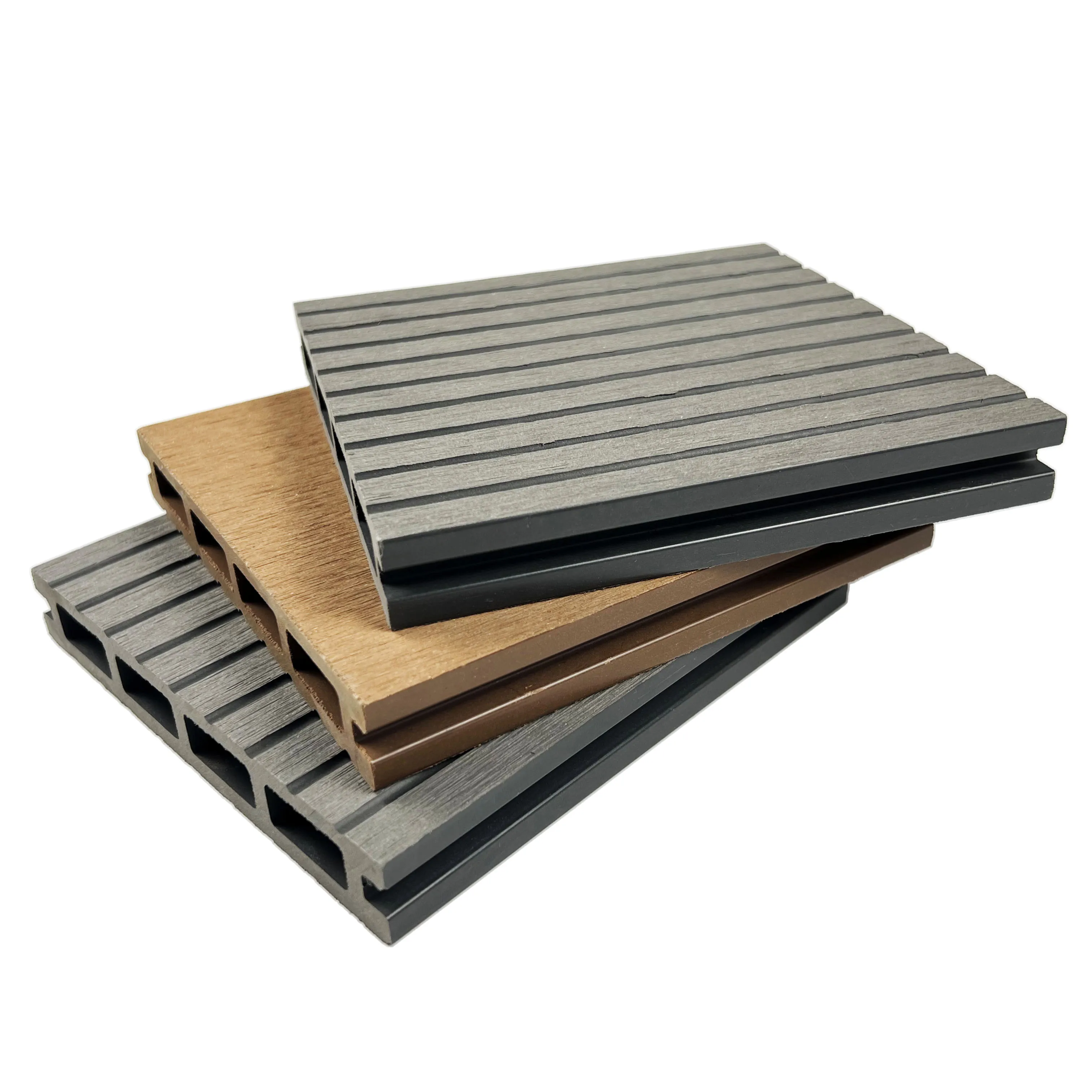 crack-resistant engineered composite decking board wpc