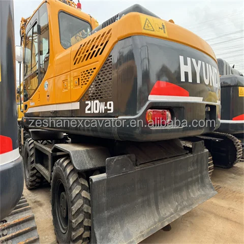 R210w-9 колесный экскаватор hyundai Южная Корея дешевый подержанный Hyundai 210 200 для продажи