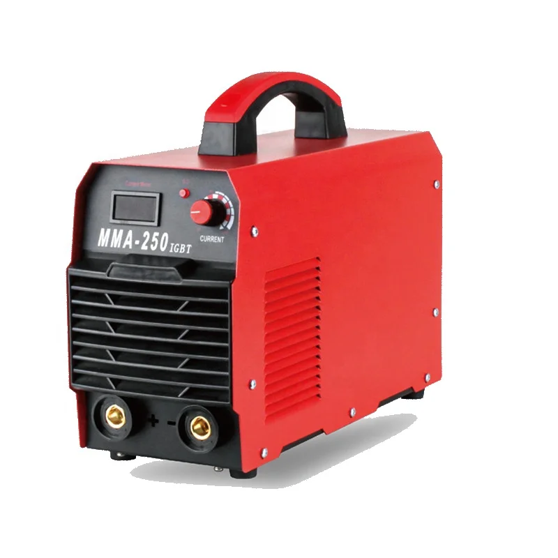 Mini Portable Arc Welding Machine 250amp IGBT Inverter Arc Welders MMA-250 Inverter Arc Welding Machine DC MOTOR 25 Provided 8.5