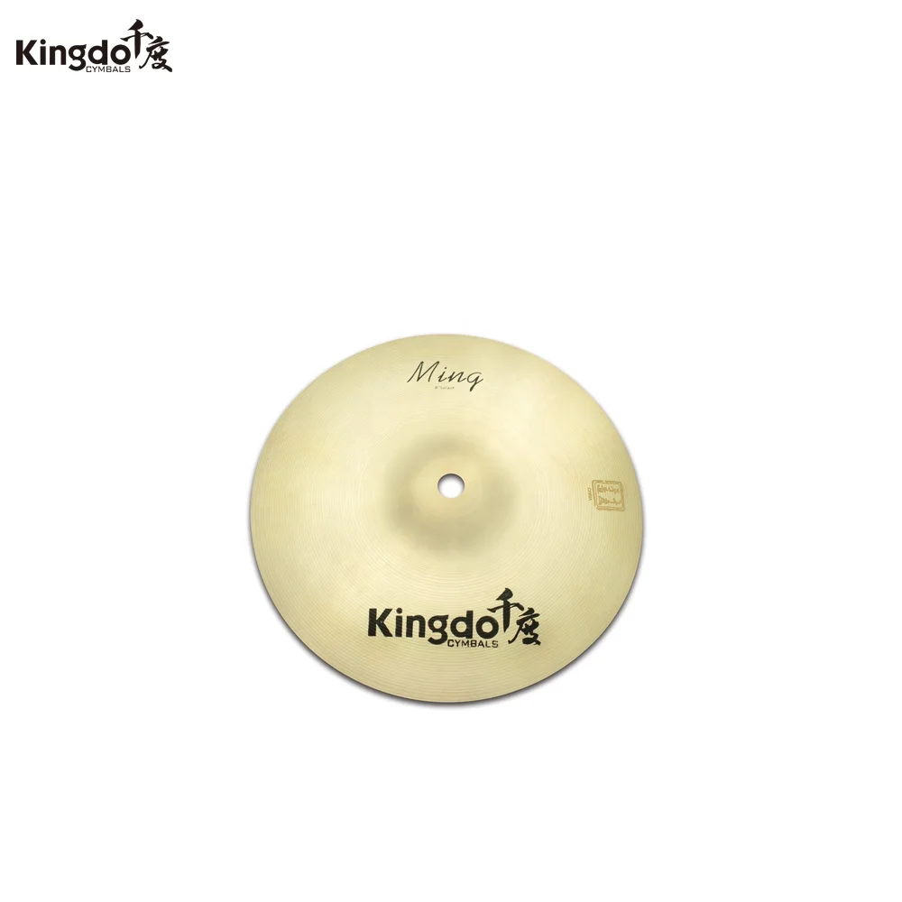 Kingdo Factory direct sale low price handmade B20 8' Ming Splash cymbal electronic drum set instruments musical cymbalst