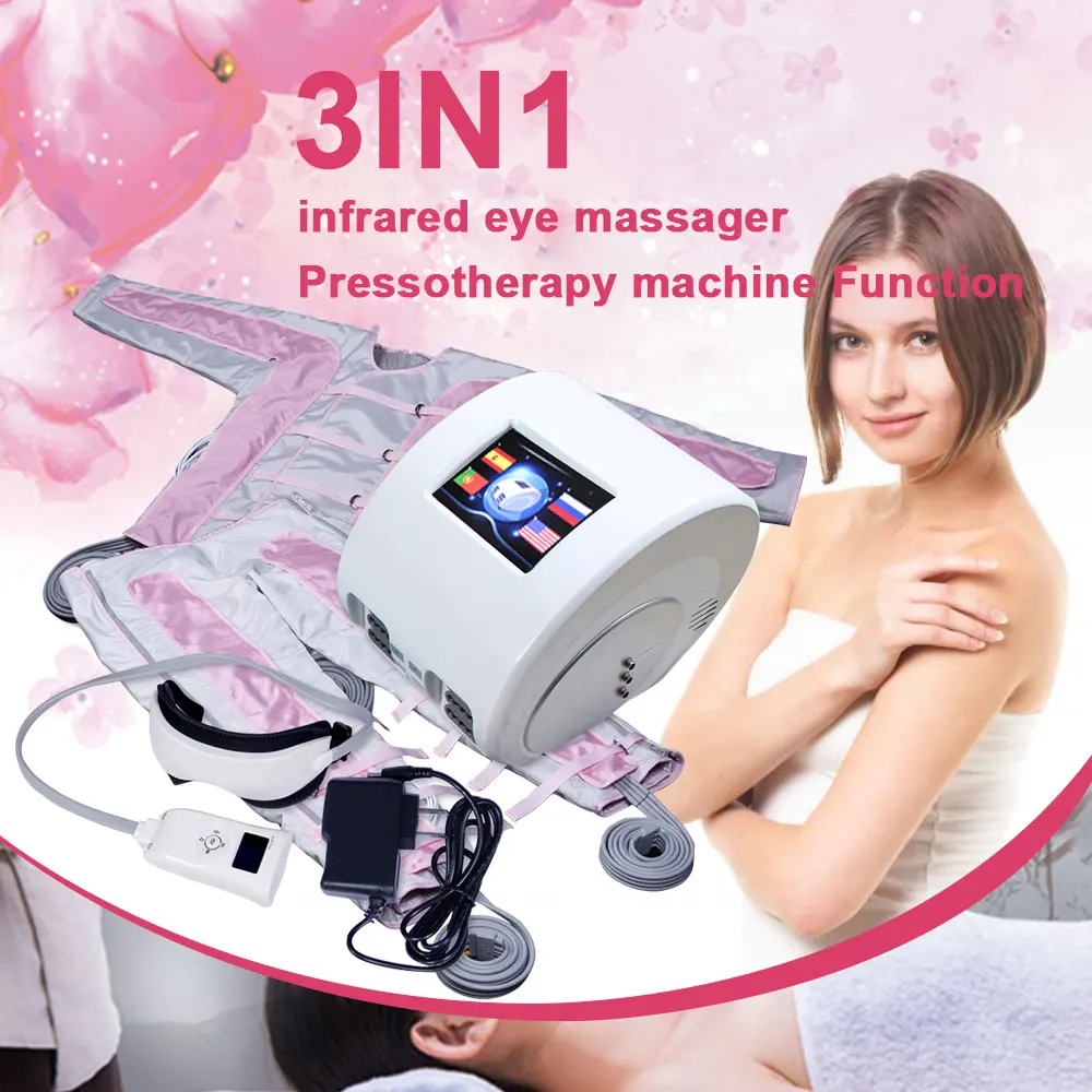 2024 New Arrivals 24 Air Pressure Lymphatic drainage Massage Slimming Pressotherapy Machine For Tops/pants Can work separately