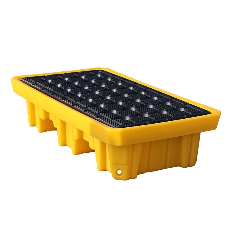 Oil Drum Spill Pallet 2 Drum Secondary Storage Spill Containment Pallets Removable Pallet protective storage spill tray