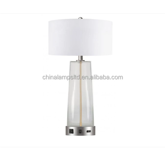 Modern Home 2 Chelsea Hotel Desk Lamp Guestroom Iron Body Drum Shade E26 Bulb HL-51515-SP5-L32D Fits King Queen Double Size Beds