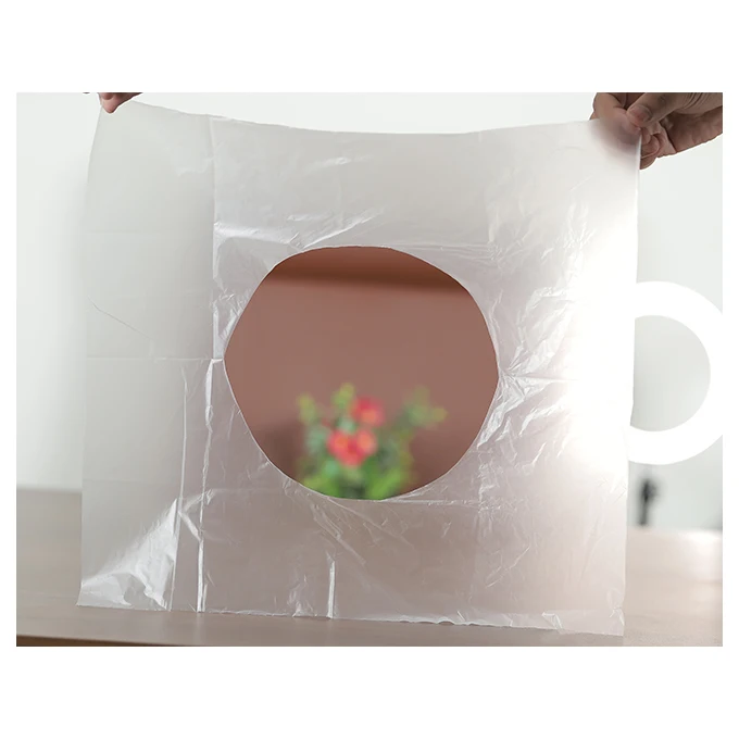 High quality clear plastic roll toilet disposable seat cover