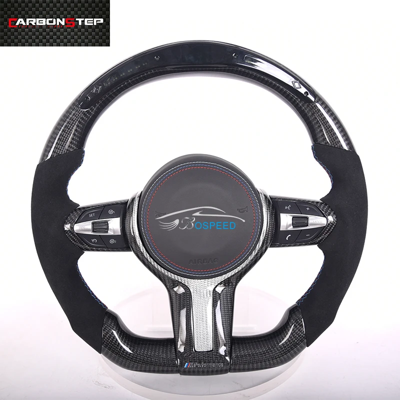 Fit For BMW F30 F31 F32 F10 F20 F22 F15 F16 X1 X3 X4 X5 X6 Carbon Fiber Steering Wheel