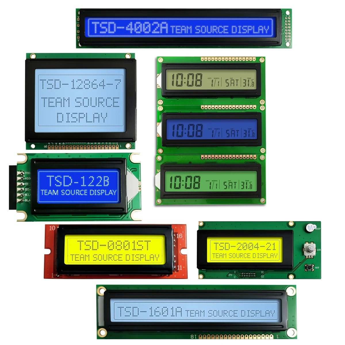 Custom 16x2 20x4 128x64 240x128 320x240 128x128 128x32 320x240 256x128 Segment Graphic Monochrome LCD Display