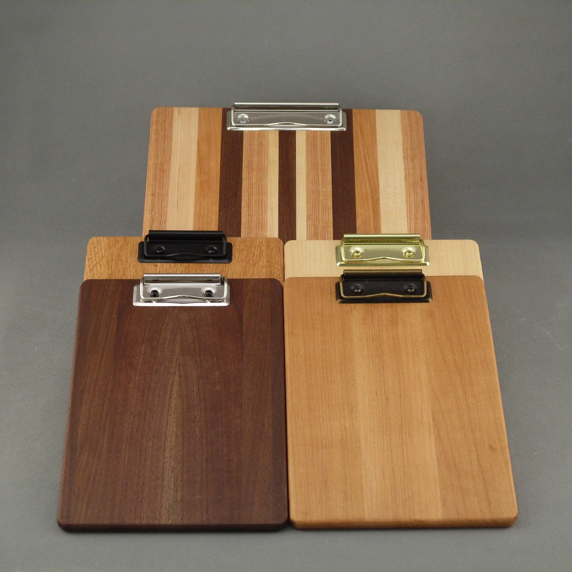 Wooden Clipboard Writing Clipboard Nursing Clipboard with Flat Clip