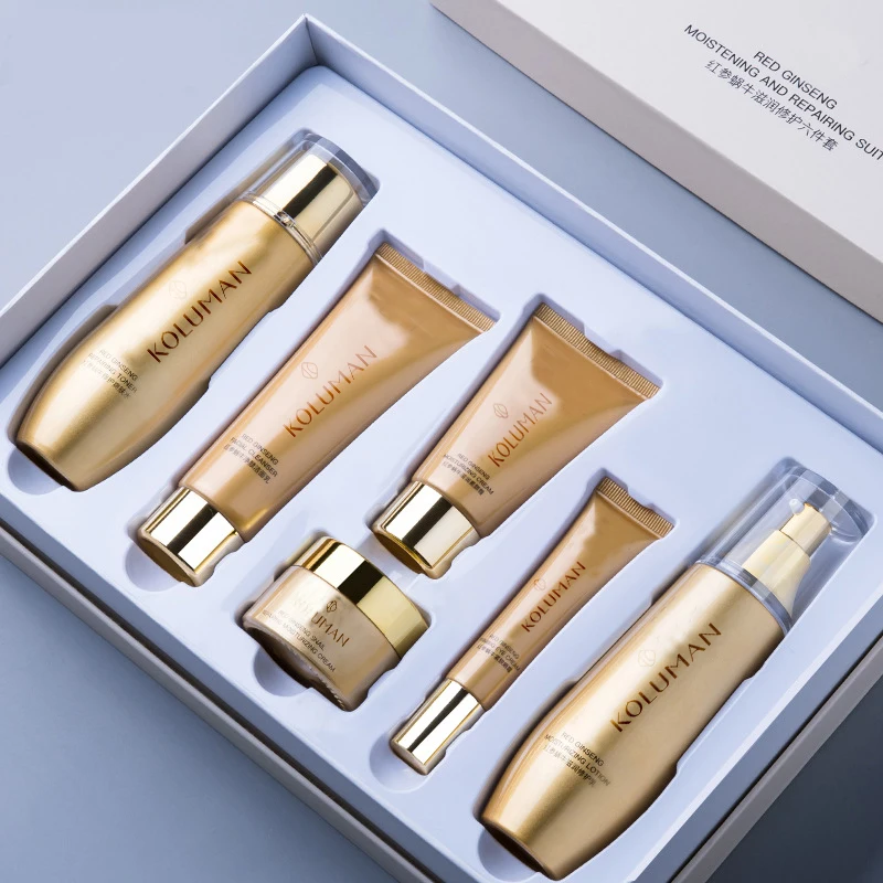 Wholesale hot organic facial skincare Whitening and moisturizing Private label facial skincare set