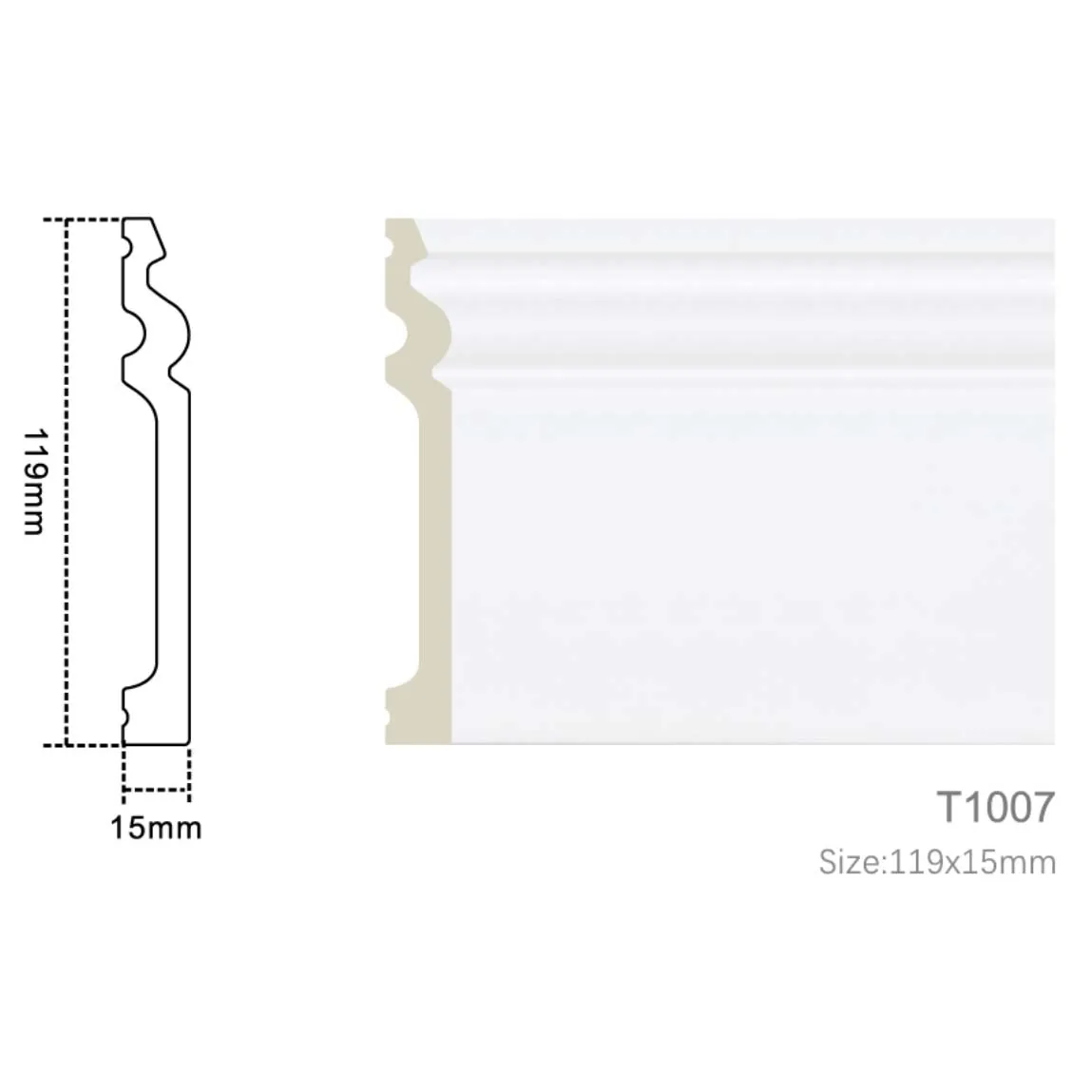 Cheap Factory Price Modern Baseboard Moulding: Best Seller Corner Moulding And Chair Rails