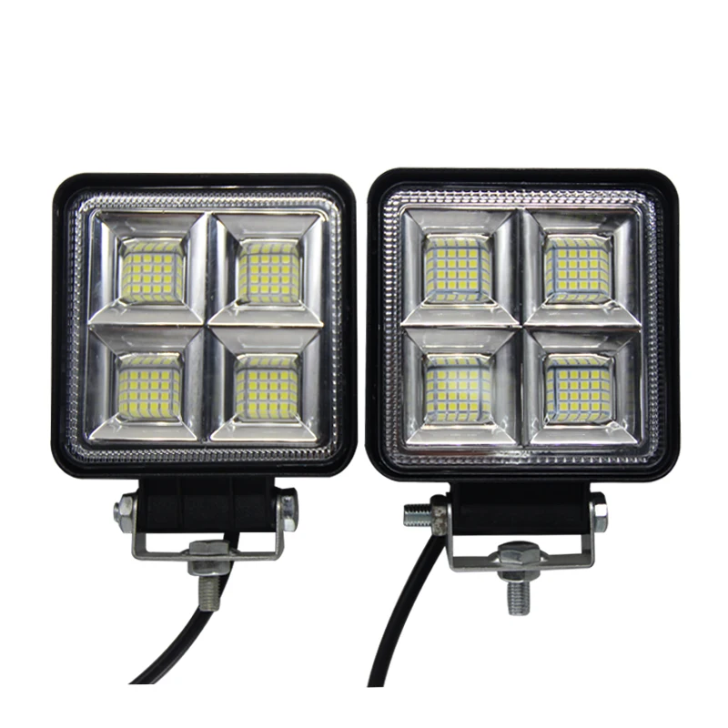 Яркая квадратная светодиодная подсветка с четырьмя трубками автомобильные аксессуары JR-56F-48W лампы