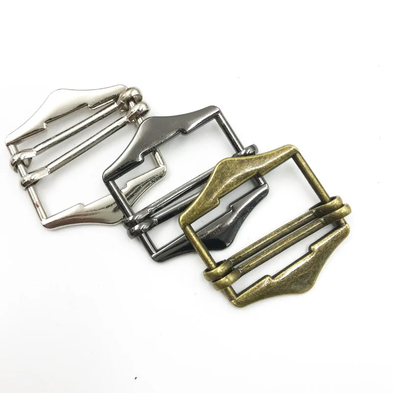 2cm 2.5cm 3cm Metal zinc alloy pins shoe buckles metal ladder buckles for shoes metal buckle for bags