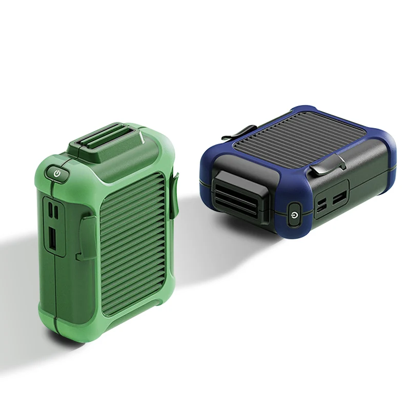 2023 портативный маленький 4000 мАч Usb мини шнурок подвесной шейный охлаждающий вентилятор с внешним аккумулятором