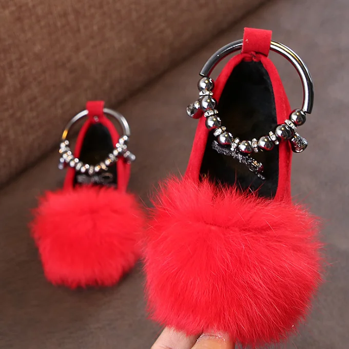 
Warm Girl Shoe Korean Girls Shoes Kids Princess Shoes 