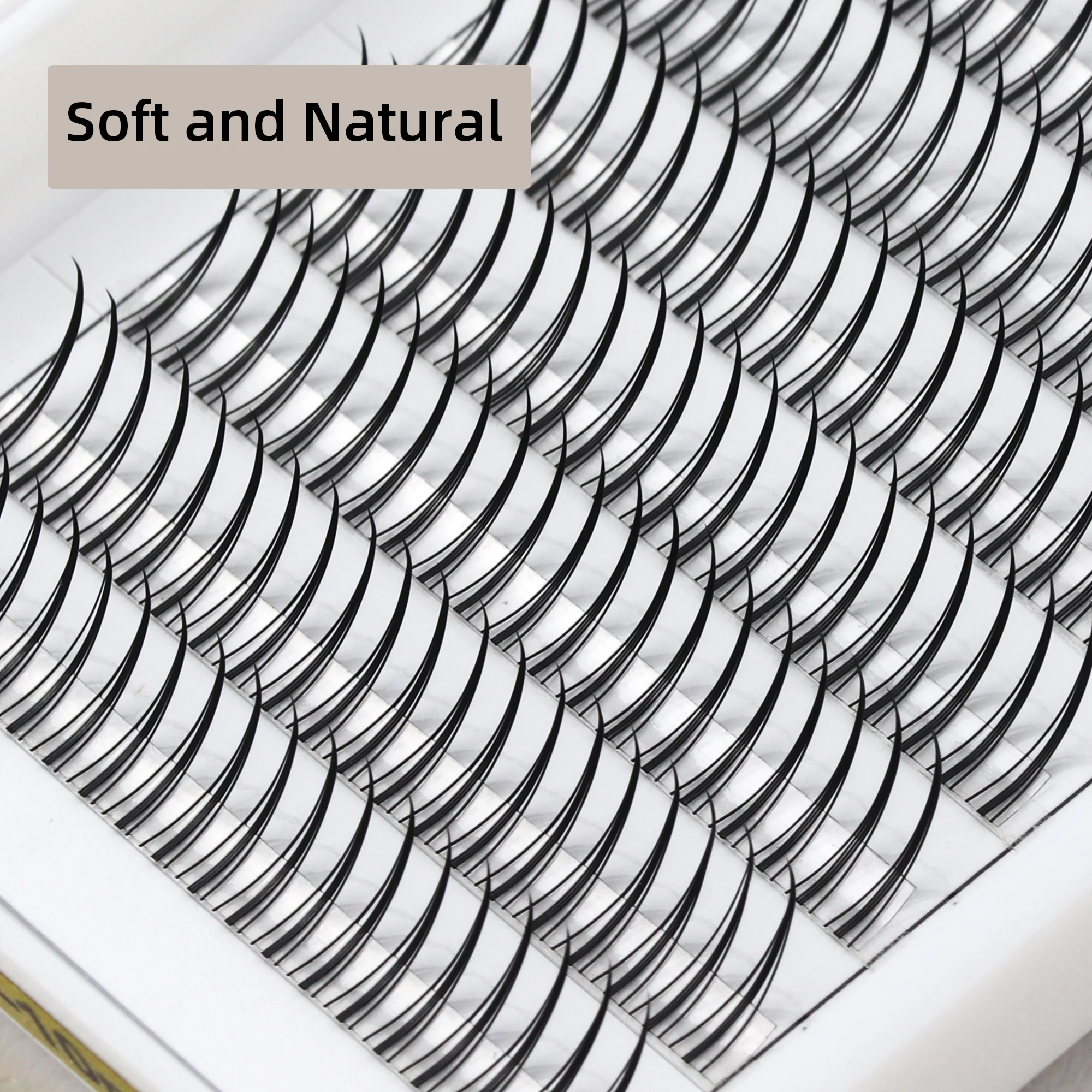 Wholesale Bulk Cheap Premium Spike A Shape Cluster 0.07 8-15mm Spike Premade Fan Eyelash Extension Individual Volume Fans Lashes