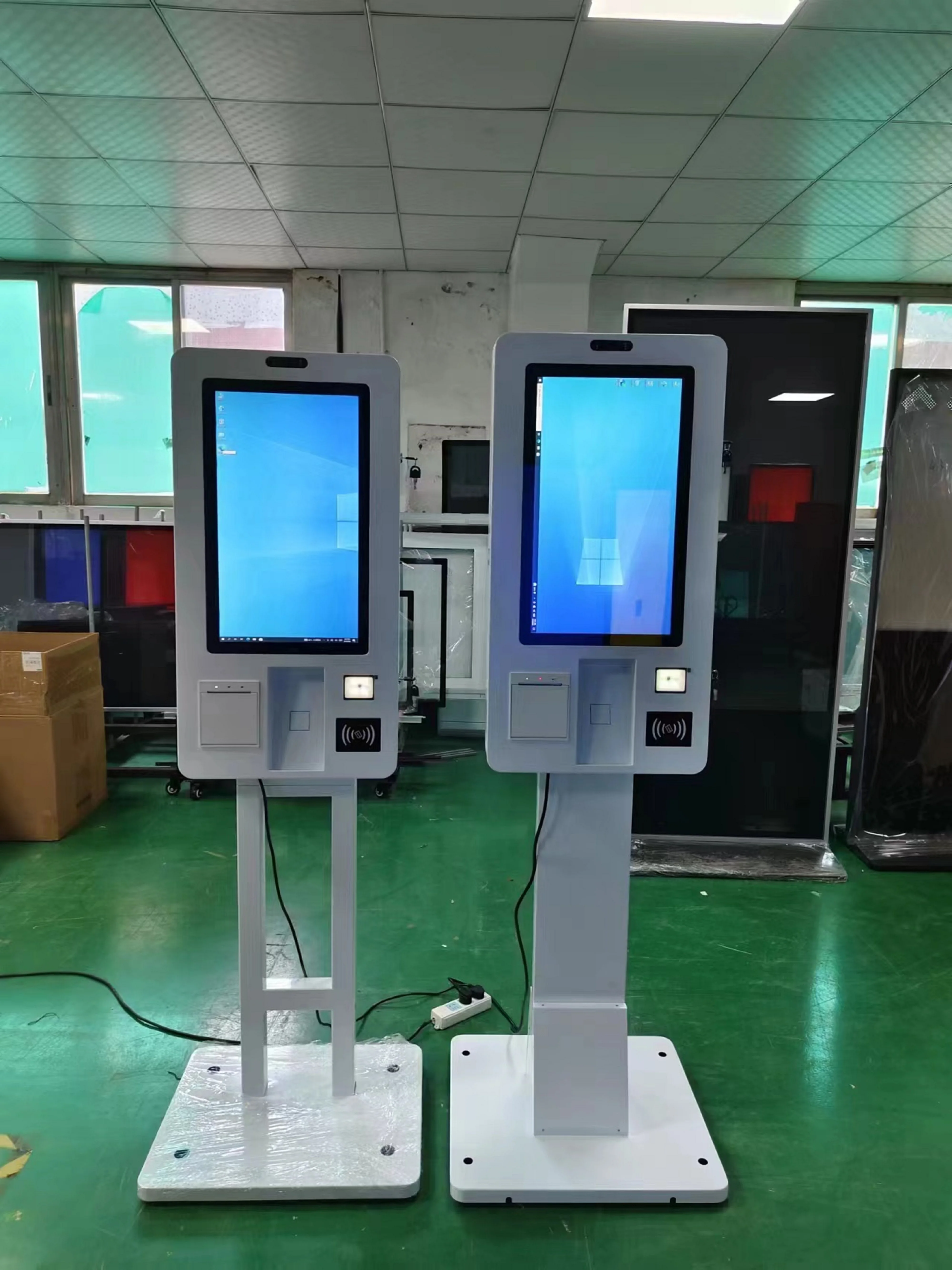 Windows Android 32 дюймов завод все в одном POS сенсорный экран терминал принтер Pos дисплей/Pos емкостный монитор