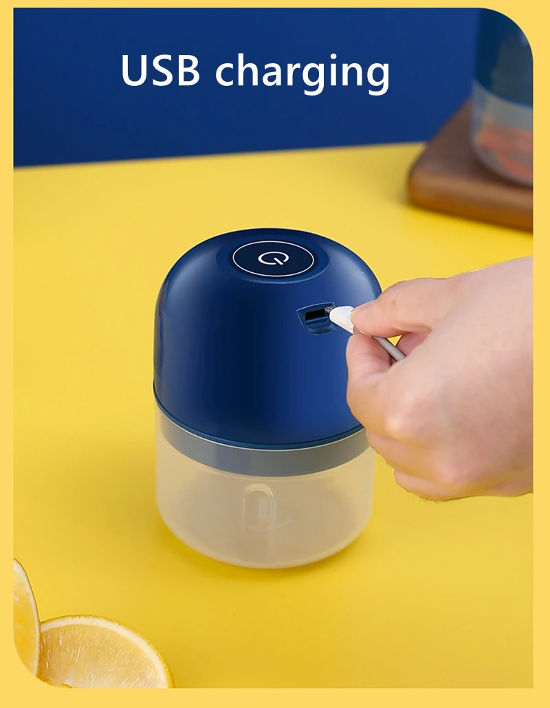 USB Charging Vegetable Chopper for Nuts Chili Onion Minced Meat and Spices BPA Free mini electric garlic grinder processor