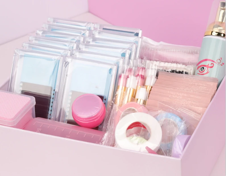 Wholesale eyelash extension Lash Tech Supplies Individual Diy Lash Training Kit lowest price private logo available
