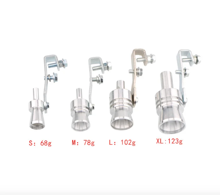 
Universal Turbo Sound Exhaust Muffler Pipe Whistle Car Oversized Roar Maker for universal 