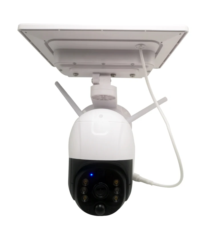 Outdoor PTZ Alarm System HD 1080P Wireless IP Surveillance Security WIFI Surveillance Solar Camera