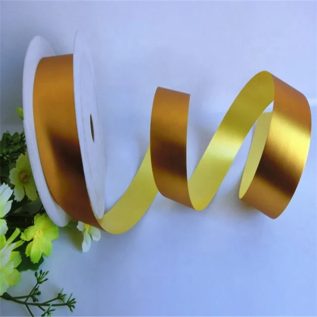 manufacturing matte metallic plastic ribbon