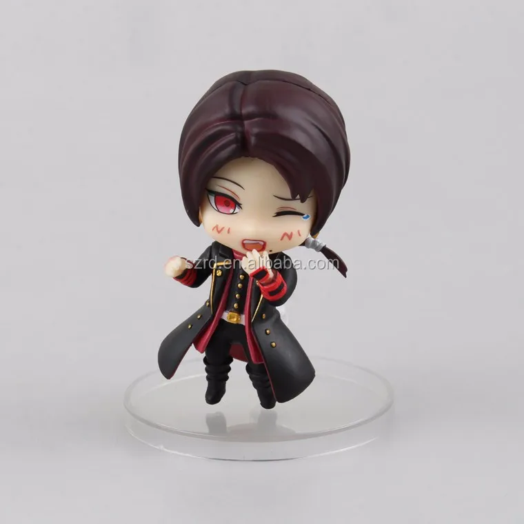 Cartoon anime boy 3d printing PVC figures collection mini toys set