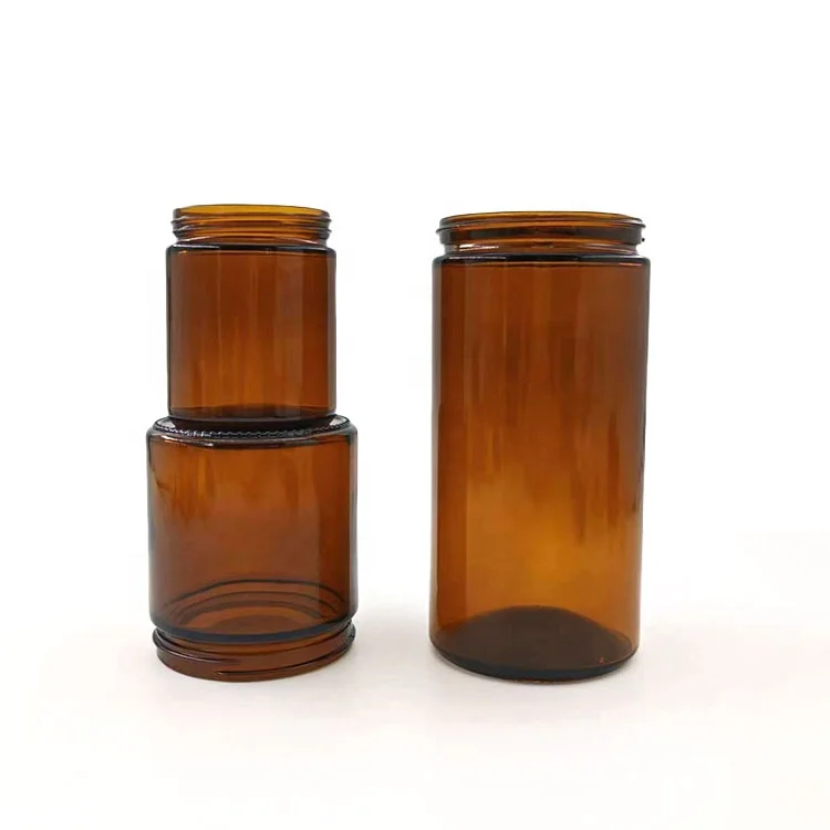 Success 100ml 250ml 500 ml 1000ml wide mouth empty jar wholesale free sample heat resistant luxury candle glass jars with lids