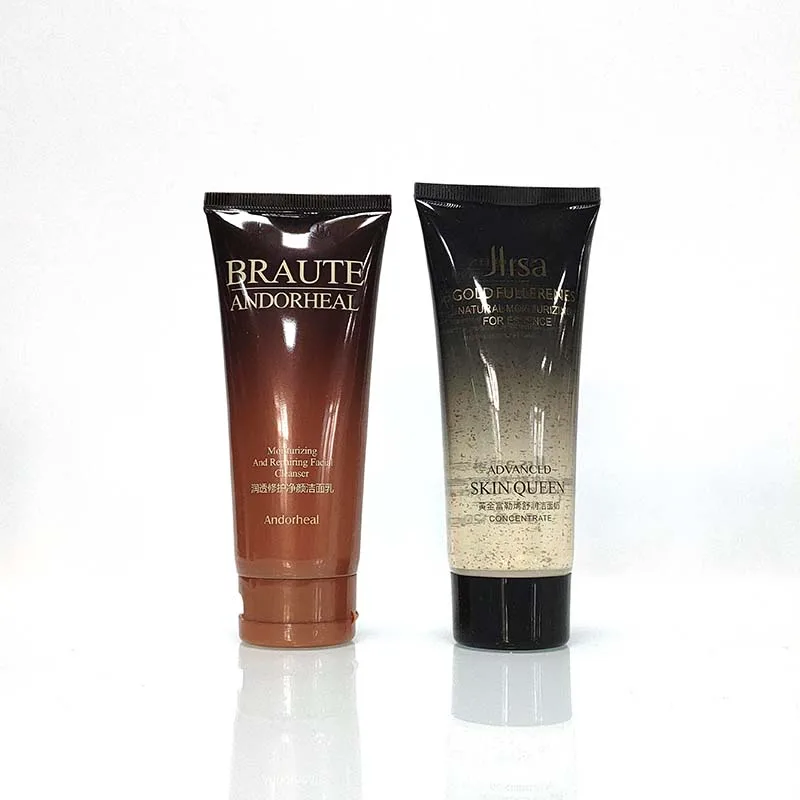 5ml 150ml 120g 250ml 30ml 100ml 5oz Lotion Packaging Colloidal Sub Bottle Squeeze Soft Hose Plastic Wash Facial Cleanser Tube