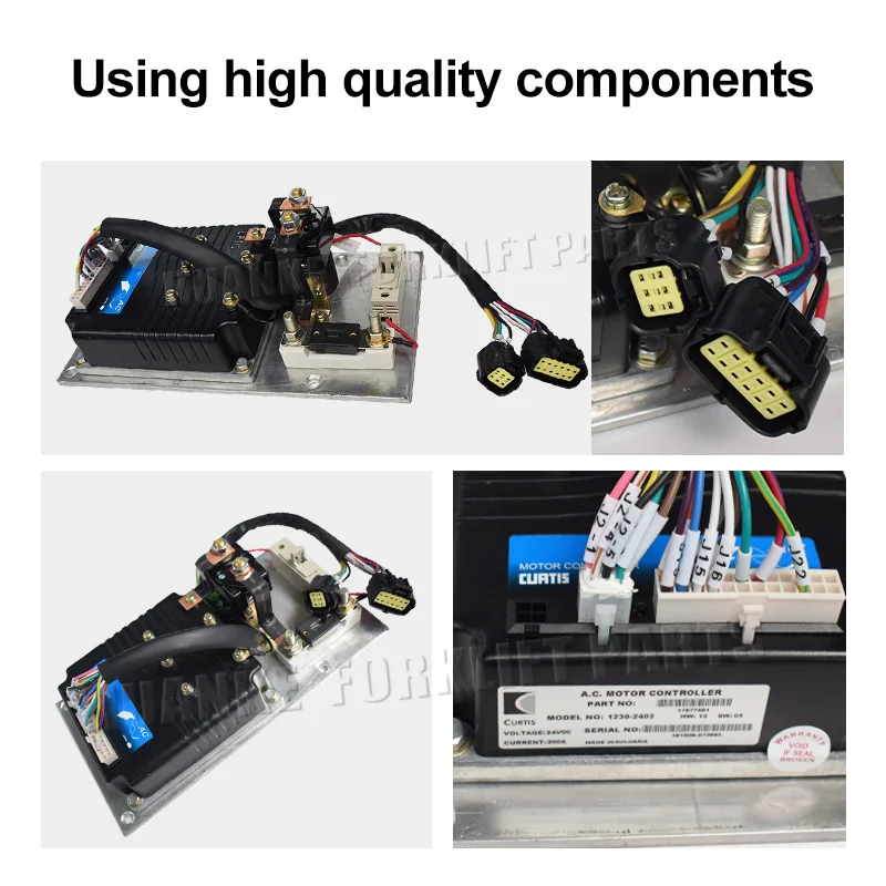 Китайский программируемый контроллер двигателя Curtis 1230 2402 переменного тока для электрического погрузочно-разгрузочного автомобиля