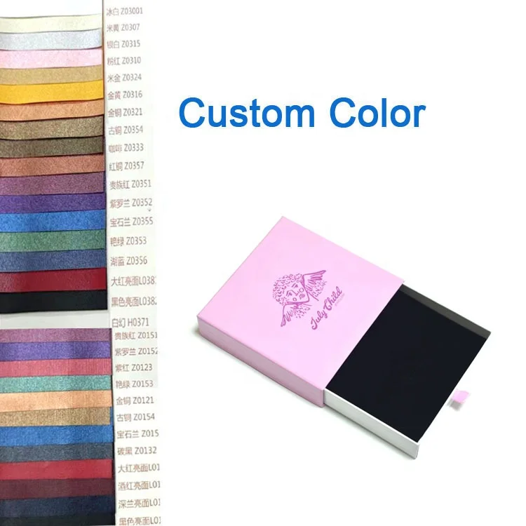 Custom Logo Large Paper Luxury Watch Necklace Gift Box Packaging Boxes Sliding Drawer Box