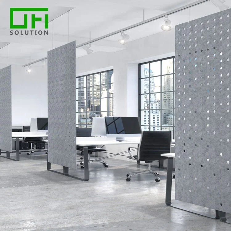 Hot Selling Customized 100% PET Polyester Sound Insulation Acoustic Panel Acoustic Screen Room Divider