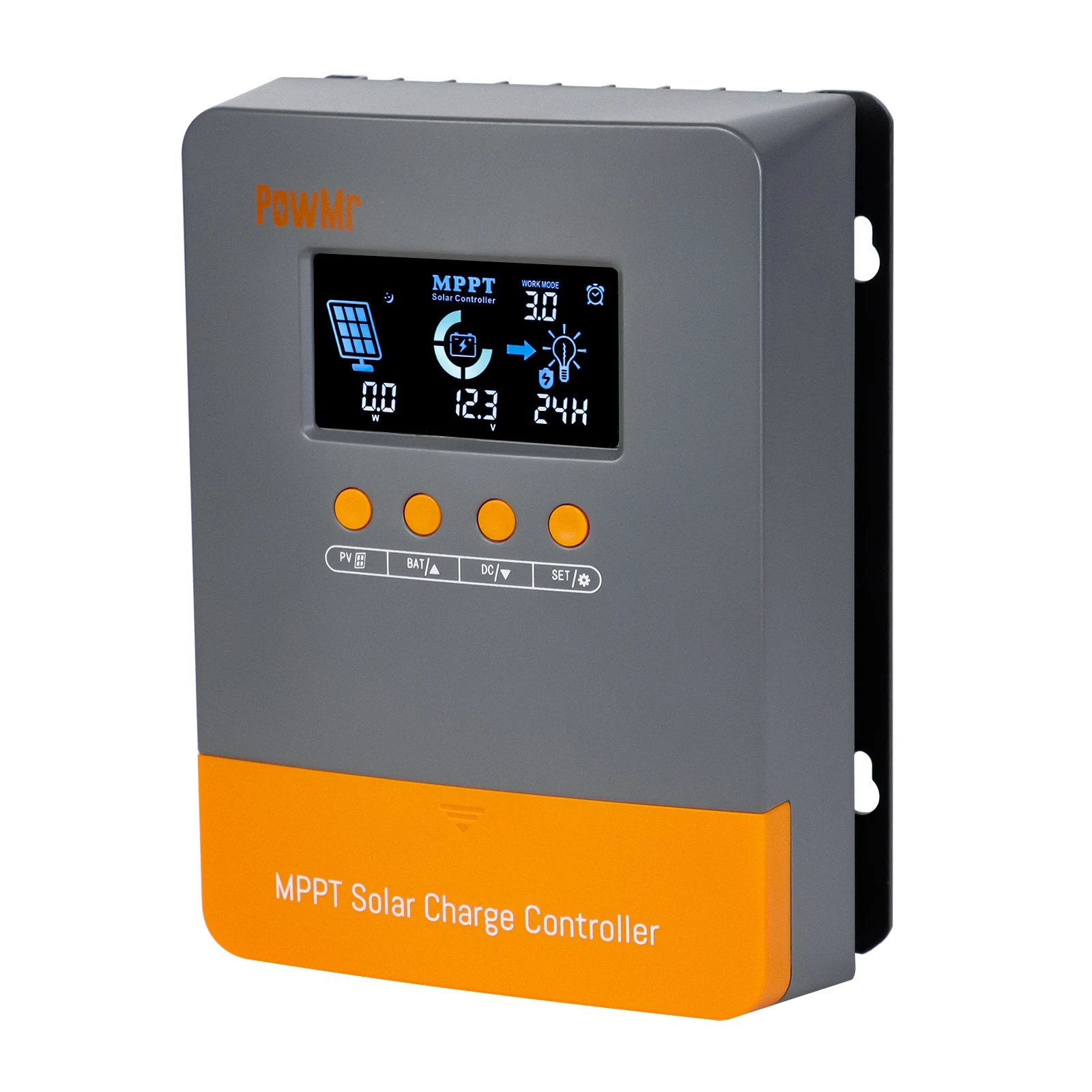 PowMr 60A 12/24/36/48V 0 layer Series of Solar Power Controller 99% High Efficiency MPPT Solar Charge Controller